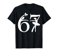 Girls Dance 6 7 67 6-7 Six Seven Ballerina Ballet Dancer Kid T-Shirt
