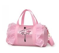 Girls Dance Bag | Gymnastics Bag | Kids Gym Bag | Shoulder Garment | Sports Ballet Case | Customized Travel Bags | Bag for Women Girls | Travel Weekender Sleepover Carry-on Bag | Kida Bags