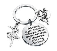 Girls Dance Jewelry Behind You All Your Memories Ballet Dancer Keychain Ballet Dance Lover Inspirational Jewelry Gifts Dance Recitals Gift (Dancer-Ky)