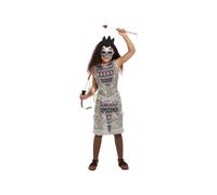 Dark Spirit Warrior Girls Fancy Dress Costume Kids Small - Age 4-6