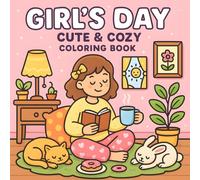 Girl's Day: A Cozy and Cute Coloring Book for Adults and Teens | Perfect for Relaxation and Stress Relief
