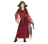 Girls Deluxe Gothic Vampiress Halloween Costume | Small (Ages 3-4 yrs H116cm)
