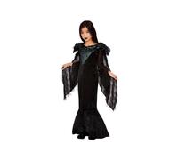 Raven Princess Deluxe Girls Fancy Dress Costume Kids Small - Age 4-6