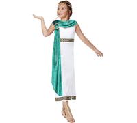 Girls Deluxe Roman Empire Greek Fancy Dress Costume Halloween Party Book Day