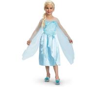 Disguise 129879L-EU-6 Elsa Classic (Eu) Dress Up Costume, Girls, Solid, Multi, 5-6 Years