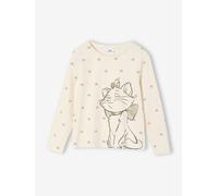 Girl's Disney® Marie Aristocats long-sleeved T-shirt ecru