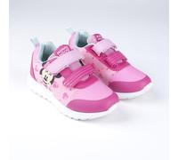 Girls Disney Minnie Mouse Easy Fasten Trainers Pink