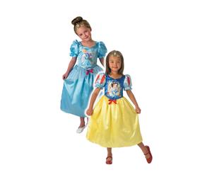 Girls Disney Reversible Snow White To Cinderella Costume