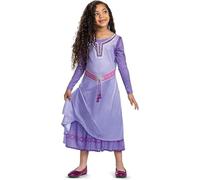 Disguise Asha Deluxe Costume, Official Disney Wish Child Dress, 5-6