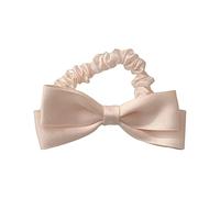 Girls Double Ponytail Knot Hair Rope Headband Versatile High Elastic Rubber Band Cute Headwear for Stylish Children (Yellow, One Size)