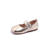 Girls Dress Shoes Glitter Princess Shoe Toddler Little Kid ary Jane Ballet Flat Shoes with Adjustable Strappy Cute Closed Toe Gracy Ballet Shoe for School Birthday a y (Gold, 13.5 Big Kids)