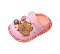 Girls Dress Up Shoes Athletic Summer Shoes Toddler To Big Kids Infants Buckle Zip Gold Strappy Sandals Pink Slippers Sparkly Childrens Slide For Party Halloween Cosplay (Pink,6)