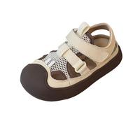 Girls Dress Up Shoes Queen Shoes Big Kid Outdoor Casual Beach Anti Slip Sandal Duck Slippers Flower Girl On Sandals Pink Silver Blue Purple White Summer Autumn (Beige,10.5)