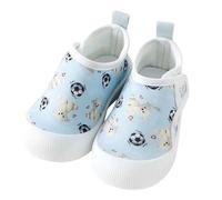 Girls Dress Up Shoes Queen Shoes Trekking Hiking Sandals Slip On Slippers Kids Golf Sparkly with Strappy Ankle Zipper for Big Little Summer Autumn Children Size 4 5 6 7 8 9 10 (Blue,5)