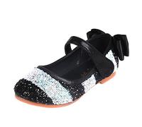 Girls Dress Up Shoes Wedding Party Flower Shoes Kids Sandals Bunny Slippers Pool Toddler Sliders Pink Silver Blue Purple White Summer Autumn Children Size 4 5 6 7 8 9 10 11 12 (Black,11)