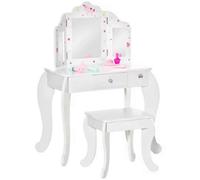 Girls Dressing Table With Mirror Or Stool 63L X 40W X 85.5H