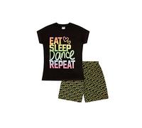 Girls Eat Sleep Dance Rainbow Girls Short Pyjamas (10-11 Years)