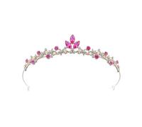 Girls Elegant Crystal Headdress Handcrafted Detailing Alloy Construction Headpiece Accessory For Photography Role Play Handcrafted Crystal Headdress For Girls