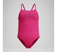 Girls Endurance+ Logo Thinstrap Swimsuit Pink - 8 Margarita Pink 8