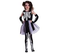 Girls Fancy Dress Costume Scary Horror Halloween Costumes for Pirate Theme Vampire and Outfit Bat Print Tutu Ombre Witch
