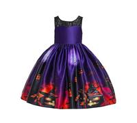 Girls Fancy Dress Costume Scary Horror Halloween Outfit Clothes Movie Costumes Little Devil Princess Black Ombre Witch