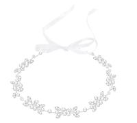 Girl's Fashion Flower Headpiece Princess White Pearl Wedding Headband,Crown Tiara, Birthday Party, Headband, Gift, Dress Accessory
