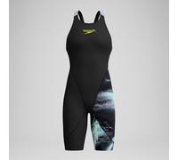 Girls Fastskin LZR Ignite Kneeskin Black/Grey - 11-12 Electro Static/Black 11-12