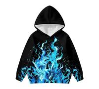 Girls Fleece Hooded Pullover with Playful Graphic Print Cozy Casual Outerwear for Youth Kids Soft Sweatshirt Winter Coat White Long Sleeve Top Oversized Hoodie Purple Women Tops 13-14 Years