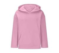 Girls Fleece Hooded Sweatshirt for Kids Warm Pullover with Cozy Lightweight Outerwear Top for Autumn Winter Everyday Casual Wear Boys Girls Friendly Comfort (13-14 Years)