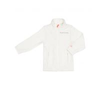Girl's fleece jacket Peak Mountain Facesare Blanc 3 ans
