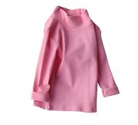 Girls Fleece Tops Kids Fleece Shirts Spring Fall Winter Mock Neck Undershirt Solid Long Sleeve Round Neck Top Party Birthday School Shirts Girls Clearance 3-4 Years #2_G