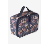 Girl's Flower snack bag navy blue