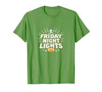 Girls Football Friday Night Lights Game Day Spirit T-Shirt, Men, Grass, S
