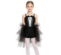 Girls for School Activity Participation Entertainer Fit Black 5-6 Years