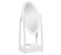 Girls Free Standing Dressing Mirror Childrens Cheval Mirror Storage For 3- 8 Yrs
