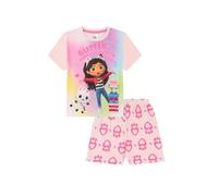 Girls Gabby's Dollhouse Glitter Makes Everything Better Short Pink Pyjama Set (4-5 Years)
