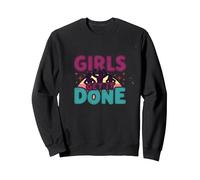 Girls Get It Done: Empowering Female Achievers Sweatshirt, Adult Unisex, Black, XL