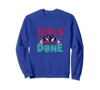 Girls Get It Done: Empowering Female Achievers Sweatshirt, Adult Unisex, Royal Blue, S