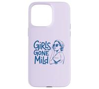 Girls Gone Mild Funny Quote Minimalist Line Art Design Case for iPhone 15 Pro Max