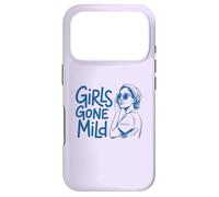 Girls Gone Mild Funny Quote Minimalist Line Art Design Case for iPhone 17 Pro