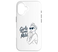 Girls Gone Mild Soft Sass Feminine Line Art Design Case for iPhone 16