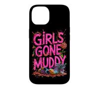 Girls Gone Muddy Mudding Princess Running Team Mud Run Woman Case for iPhone 14