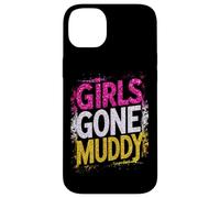 Girls Gone Muddy Mudding Princess Running Team Mud Run Woman Case for iPhone 14 Plus