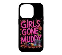 Girls Gone Muddy Mudding Princess Running Team Mud Run Woman Case for iPhone 14 Pro