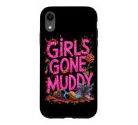 Girls Gone Muddy Mudding Princess Running Team Mud Run Woman Case for iPhone XR