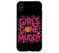 Girls Gone Muddy Mudding Princess Running Team Mud Run Woman Case for iPhone XS Max
