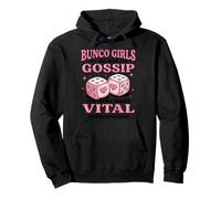 Girls Gossip Vital Bunco Night Bunco Lover Dice Game Bunco Pullover Hoodie