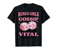 Girls Gossip Vital Bunco Night Bunco Lover Dice Game Bunco T-Shirt