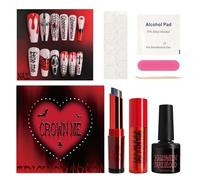 Girls Gothic Makeup Set Kit, Complete Long Lasting Cosmetic Gear, Fake Blood Gradient Eyeshadow Device with Sturdy Build, Premium Quality Accessory, Reliable Gothic Look Aid