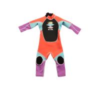 Girls Groms Omega 1.5mm Back Zip Wetsuit in Hot Pink